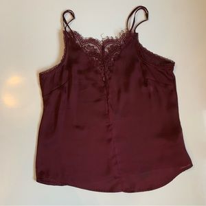 Small burgundy tank top